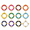 Golden Pearl Hair Ties Set of 12 – Multicolor Elastic Ponytail Holders & Hair Bands for Women & Girls