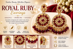 Maroon Round American Diamond Chandbali Earrings