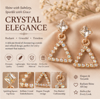 Antique Gold Butterfly Jhumka Earrings with Champagne Pearls