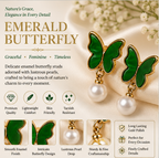 Silver Emerald Green Crystal Teardrop Drop Earrings