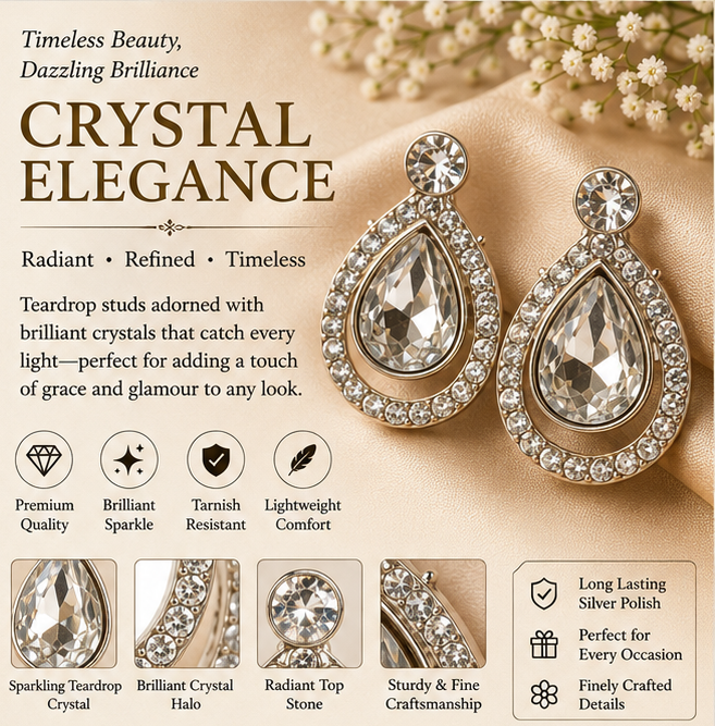 White Peacock Pearl Drop Earrings