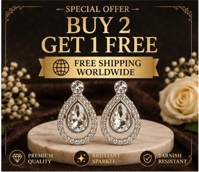 White Peacock Pearl Drop Earrings