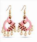 Rose Gold Crystal Dolphin Stud Earrings