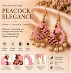 Rose Gold Crystal Dolphin Stud Earrings