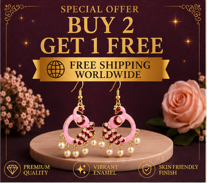 Rose Gold Crystal Dolphin Stud Earrings