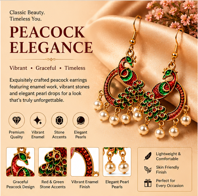 Oxidised Silver Turquoise Stone Jhumka Earrings