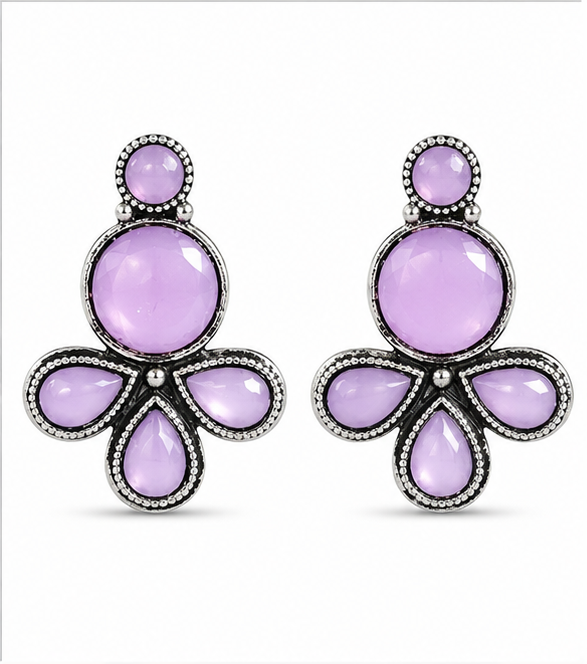 Green Butterfly Pearl Drop Earrings