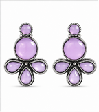 Green Butterfly Pearl Drop Earrings