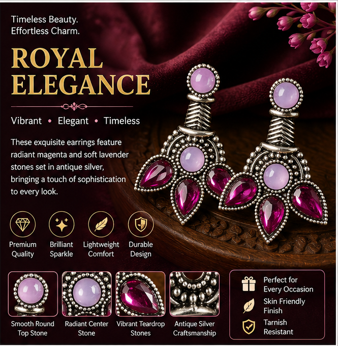 Black Butterfly Pearl Drop Earrings