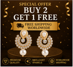 Rose Gold Ruby Crystal Paisley Statement Stud Earrings