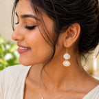 Pearl Reveal Seashell Earrings – Gold-Rimmed Openable Shell Drops with Hidden Pearl for Women & Girls