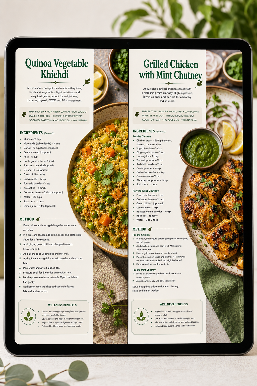 The 90-Day Challenge: 180 Everyday Indian Meals for Weight Loss & to Manage Diabetes, Thyroid, PCOD & BP